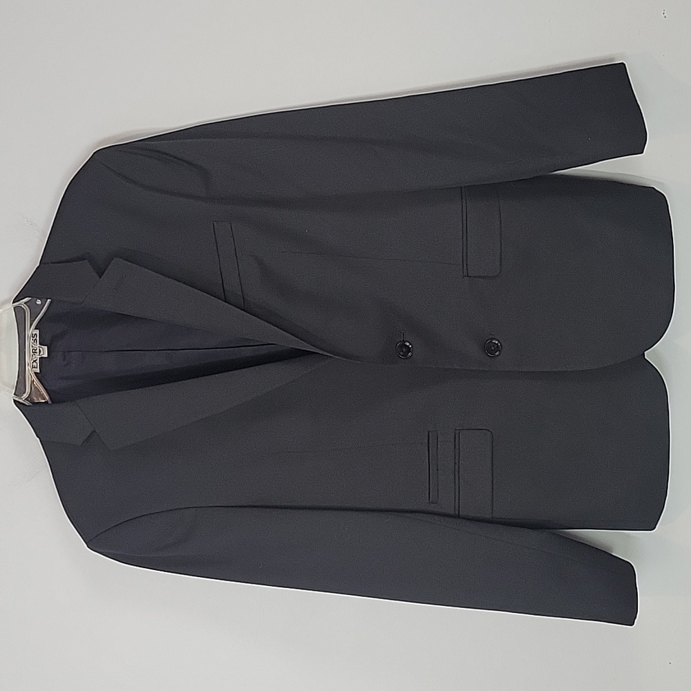 EXPRESS Photographer black Slim Fit Sport Coat Suit Jacket 38R
